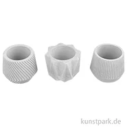 Artikelbild des Artikels “Silikon Gießformen Set - Töpfchen, 3-teilig, 7 x 5,5 cm “
