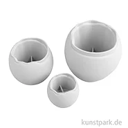 Artikelbild des Artikels “Silikon Gießformen Set - Vasen Wellenrand, 3-teilig, 5-9,5 cm “