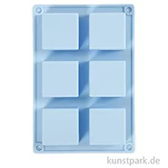 Artikelbild des Artikels “Silikonform - 6 Quadrate, 21,5 x 14,5 x 2,5 cm “