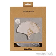 Artikelbild des Artikels “Silikonform, Ginkgo-Blatt, 18,5 x 14,8 x 1,5 cm “