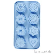 Artikelbild des Artikels “Silikonform - Kleine Kuchen, 6 Motive, je ca. 40 x 45 mm “