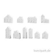 Artikelbild des Artikels “Silikonform Mini-Häuser, 10 Motive, 4-6,5 cm “