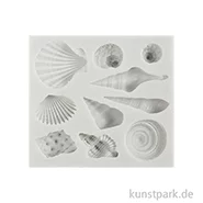 Artikelbild des Artikels “Silikonform, Schneckenmuscheln + Muscheln, 1-2,8 x 1 cm “