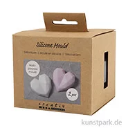 Artikelbild des Artikels “Silikonformen, Facettiertes Herz, 6 x 5,8 x 2 cm, 2 Stück “