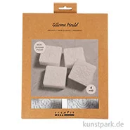 Artikelbild des Artikels “Silikonformen, Quadratisch, Design, 6,8 x 2,4 cm, 4 Stück “