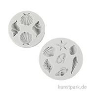 Artikelbild des Artikels “Silikonformen, Seestern, Schneckenmuschel, Muscheln, 2 Stück “