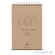 Artikelbild des Artikels “Sketch Pad - Kraftpapier Block, Spiral, 80 Blatt, 135g “
