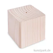 Artikelbild des Artikels “Sockel aus Holz mit 5,5 mm Loch, 2,5 cm tief 8 x 8 x 8 cm“