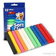 Artikelbild des Artikels “Soft Clay - Knetmasse Grundsortiment mit 8 sortierten Farben, 200 g “