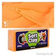 Artikelbild des Artikels “Soft Clay - weiche, geschmeidige Knetmasse - 500 g Einzelfarbe | Neon-Orange“