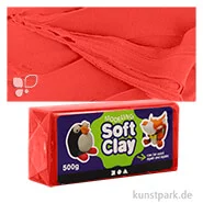 Artikelbild des Artikels “Soft Clay - weiche, geschmeidige Knetmasse - 500 g Einzelfarbe | Rot“