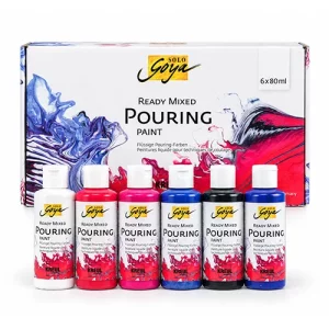 Artikelbild des Artikels “Solo Goya Pouring Farben Set, fertig gemischt, 6 x 80 ml “