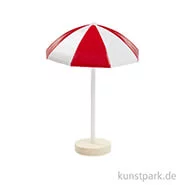 Artikelbild des Artikels “Mini Sonnenschirm aus Kunststoff, ca. 6 cm Rot-Weiß“