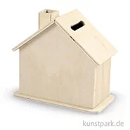 Artikelbild des Artikels “Spardose aus Holz - Haus, 10x10x5,4 cm “