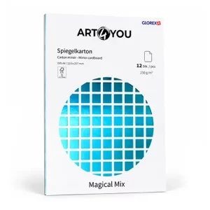 Artikelbild des Artikels “Spiegelkarton-Block, A4, Magical Mix, 12 Blatt, 230g “