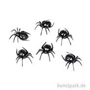 Artikelbild des Artikels “Spinnen aus Kunststoff, 2 cm, 6 Stück “