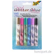 Artikelbild des Artikels “Spiral Glitter-Glue Perlmutt, 6 x 10,5 ml, farbig sortiert “