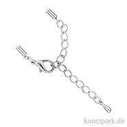 Artikelbild des Artikels “Spiralverschluss mit Karabiner, 1 mm, 2 Stück Platin“
