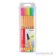 Artikelbild des Artikels “STABILO Point 88 Fineliner 6er Etui - Neon “