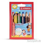 Artikelbild des Artikels “STABILO woody 3 in 1 Farbstift 6er Etui “