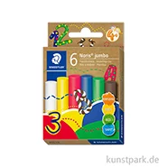 Artikelbild des Artikels “Staedtler Noris Jumbo Plastilin-Knete, 6 Standardfarben “