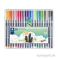 Artikelbild des Artikels “STAEDTLER triplus Fineliner 20er Set im Kunststoffetui “