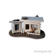Artikelbild des Artikels “Miniatur Stall für Hasen und Hühner 14x8,5x6 cm “
