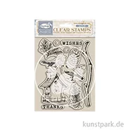 Artikelbild des Artikels “Stamperia Acrylic Stamps - Create Happiness Dewdrops Bird Nest “