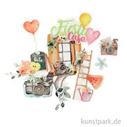 Artikelbild des Artikels “Stamperia Clear Die Cuts - Celebration, 71 Stanzteile aus Kunststoff “