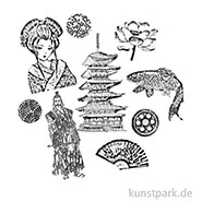 Artikelbild des Artikels “Stamperia Clear Die Cuts - Sir Vagabond in Japan, 29 Stanzteile “