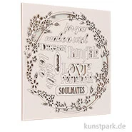 Artikelbild des Artikels “Stamperia Decorativ Chips - Sleeping Beauty Garland Love, 14 x 14 cm “