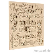 Artikelbild des Artikels “Stamperia Decorative Chips - Klimt Quotes, 14 x 14 cm “