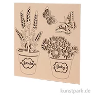 Artikelbild des Artikels “Stamperia Decorative Chips - Provence Vases, 14 x 14 cm “