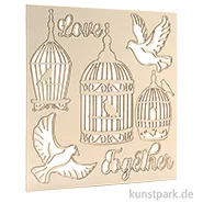 Artikelbild des Artikels “Stamperia Decorative Chips - You and Me Love Together, 14 x 14 cm “