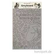 Artikelbild des Artikels “Stamperia Greyboard - Amazonia Toucan, DIN A4, 2 mm “