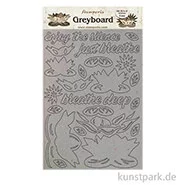 Artikelbild des Artikels “Stamperia Greyboard - Amazonia Water Lily, DIN A4, 2 mm “