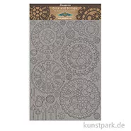 Artikelbild des Artikels “Stamperia Greyboard - Sir Vagabond Gears and Clocks, DIN A4, 2 mm “