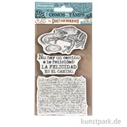 Artikelbild des Artikels “Stamperia Natural Rubber Stamp - Cosmos Frog, 10 x 16,5 cm “