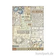Artikelbild des Artikels “Stamperia Reispapier - Art of Travelling Art Museum Background, A4 “