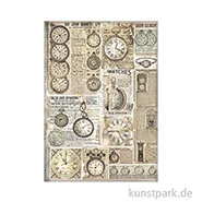 Artikelbild des Artikels “Stamperia Reispapier - Brocante Antiques Clocks, DIN A4 “