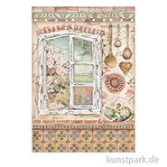 Artikelbild des Artikels “Stamperia Reispapier - Casa Granada Window, DIN A4 “