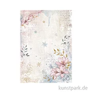 Artikelbild des Artikels “Stamperia Reispapier - Create Happiness Dewdrops Flower Corner, DIN A4 “