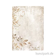 Artikelbild des Artikels “Stamperia Reispapier - Create Happiness Dewdrops Leaves, DIN A4 “