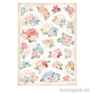 Artikelbild des Artikels “Stamperia Reispapier - Create Happiness Oh la la Flowers, DIN A4 “