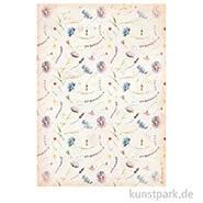 Artikelbild des Artikels “Stamperia Reispapier - Create Happiness Welcome Home Flowers, DIN A4 “