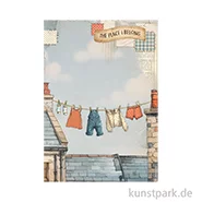 Artikelbild des Artikels “Stamperia Reispapier - Family Fresh Laundry, DIN A4 “