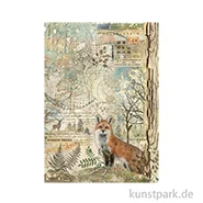 Artikelbild des Artikels “Stamperia Reispapier - Forest Fox, DIN A4 “