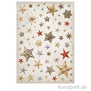 Artikelbild des Artikels “Stamperia Reispapier - Gear up for Christmas Stars, DIN A4 “
