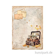Artikelbild des Artikels “Stamperia Reispapier - Golden Harmony Suitcase, DIN A4 “