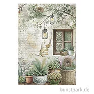 Artikelbild des Artikels “Stamperia Reispapier - Herbarium Silvae Window, DIN A4 “